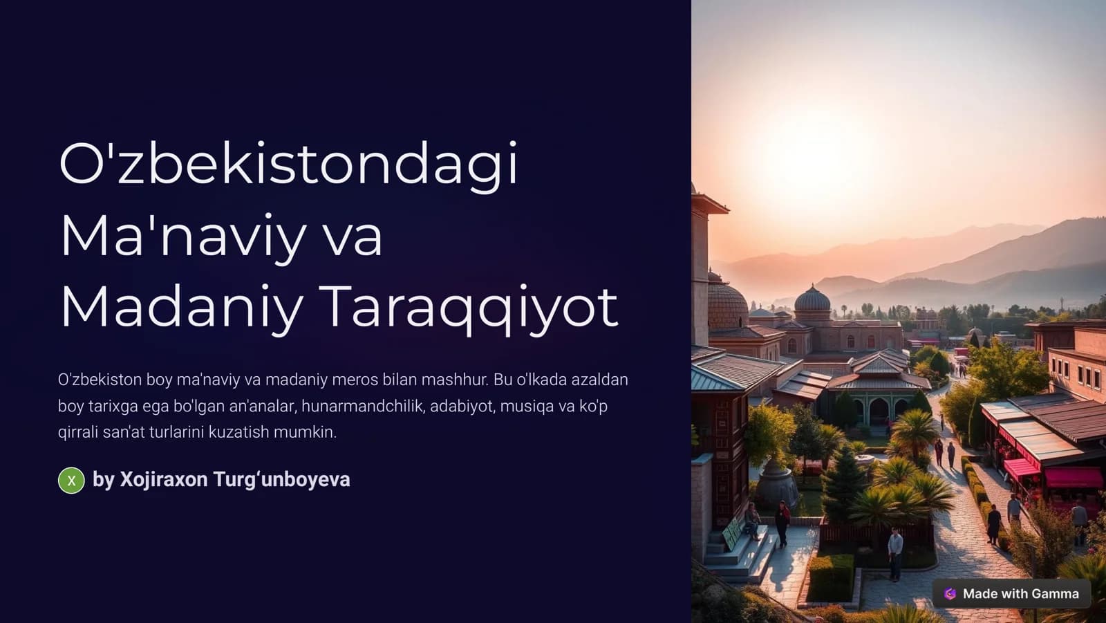 Xalq Hunarmandchiligi va Xalq Badiiy-Amaliy San'ati