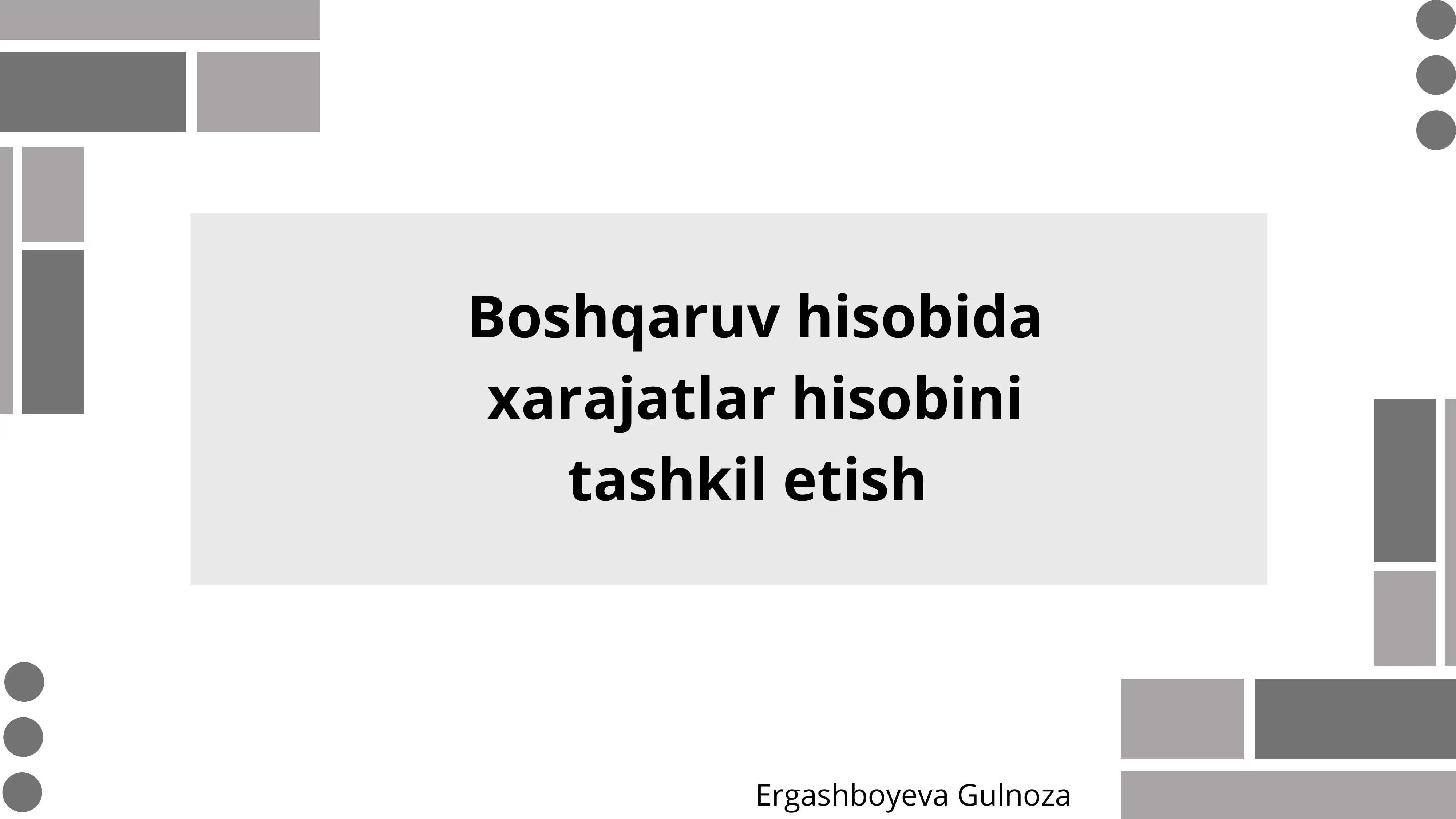 Buxgalteriya hisobi to'g'risida Qonun
