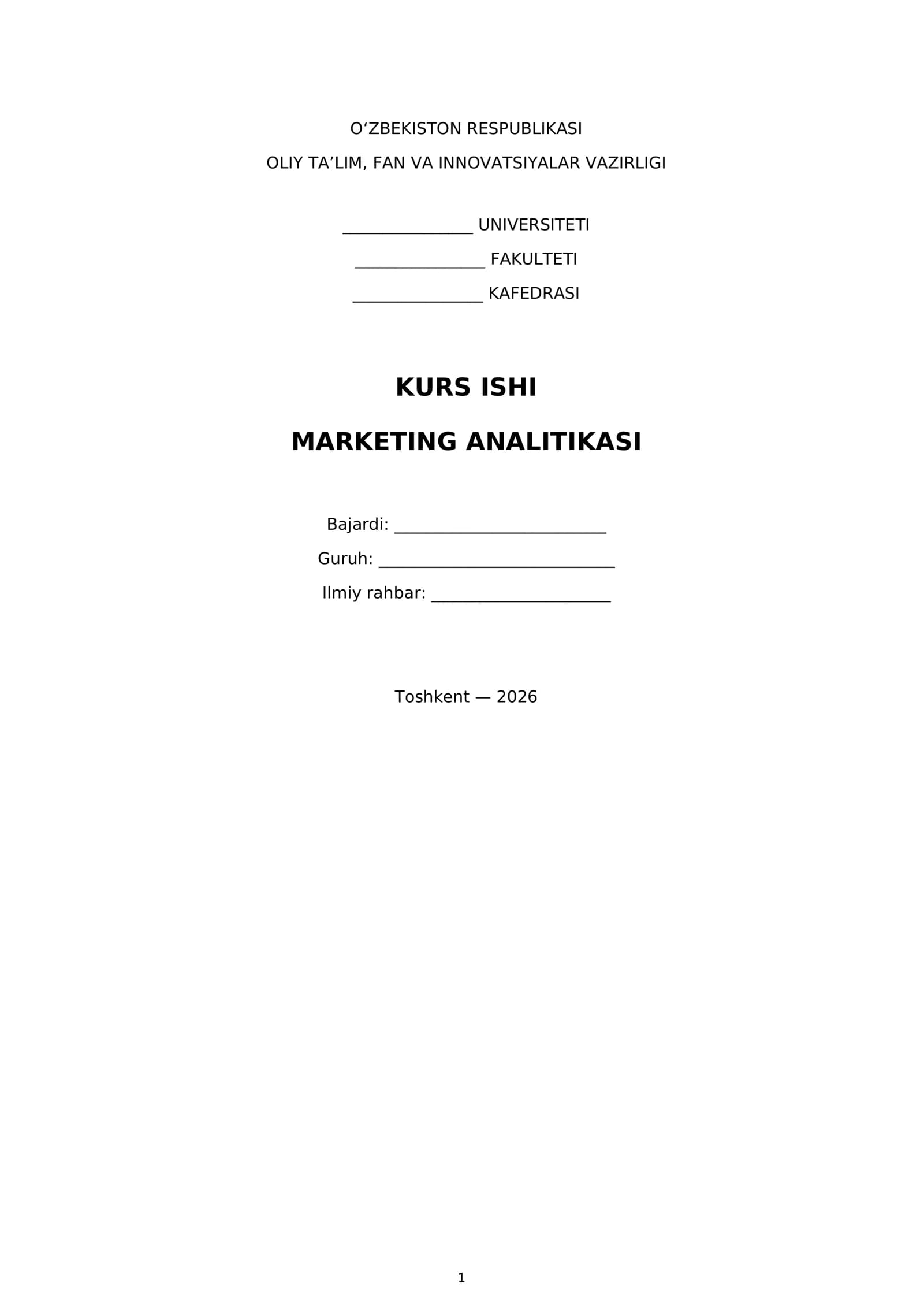 Marketing Analitikasi