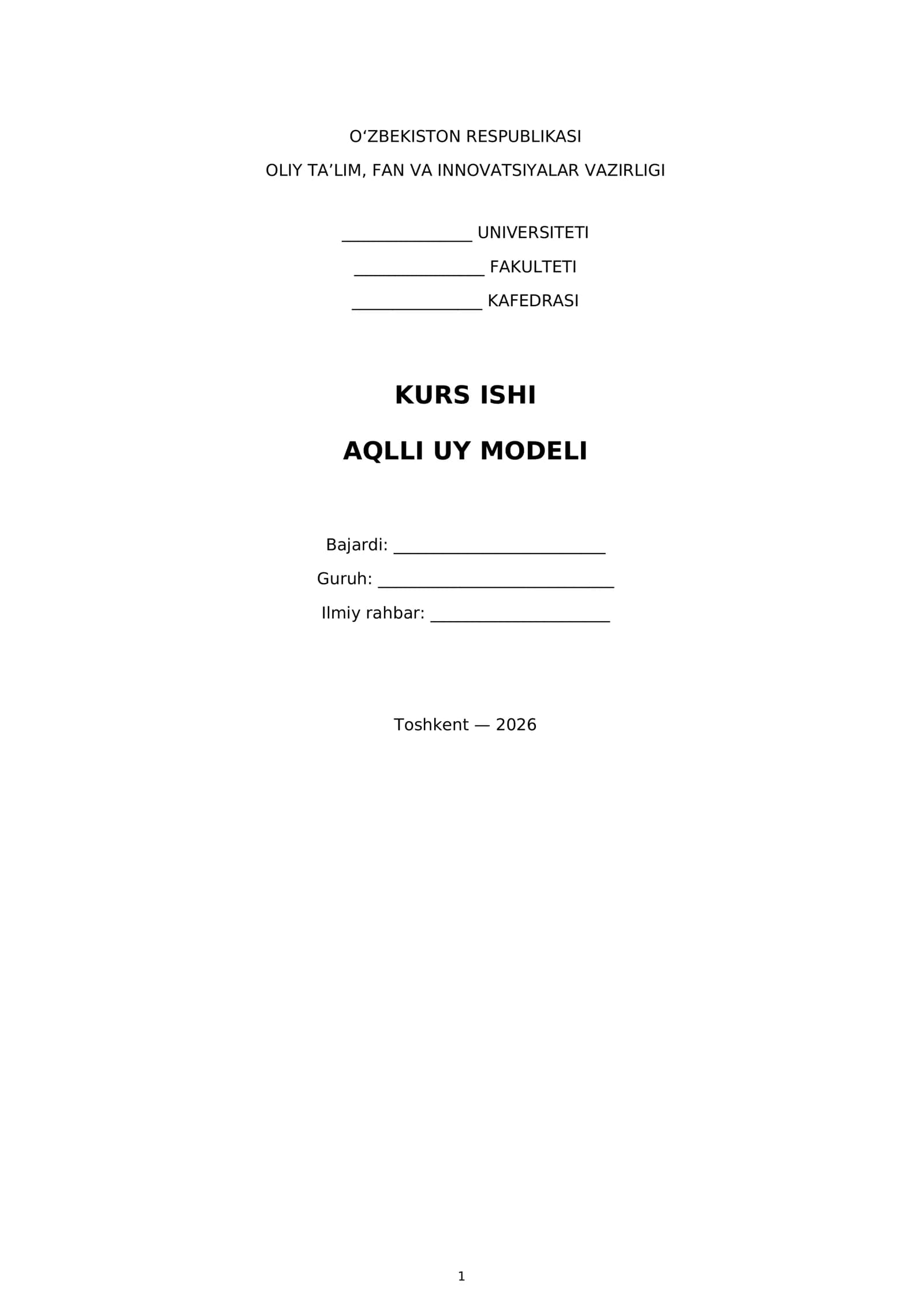 AQLLI UY MODELI