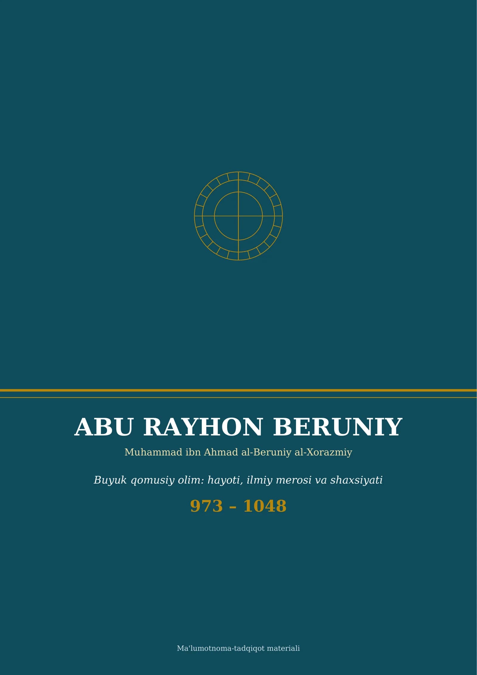 ABU RAYHON BERUNIY
