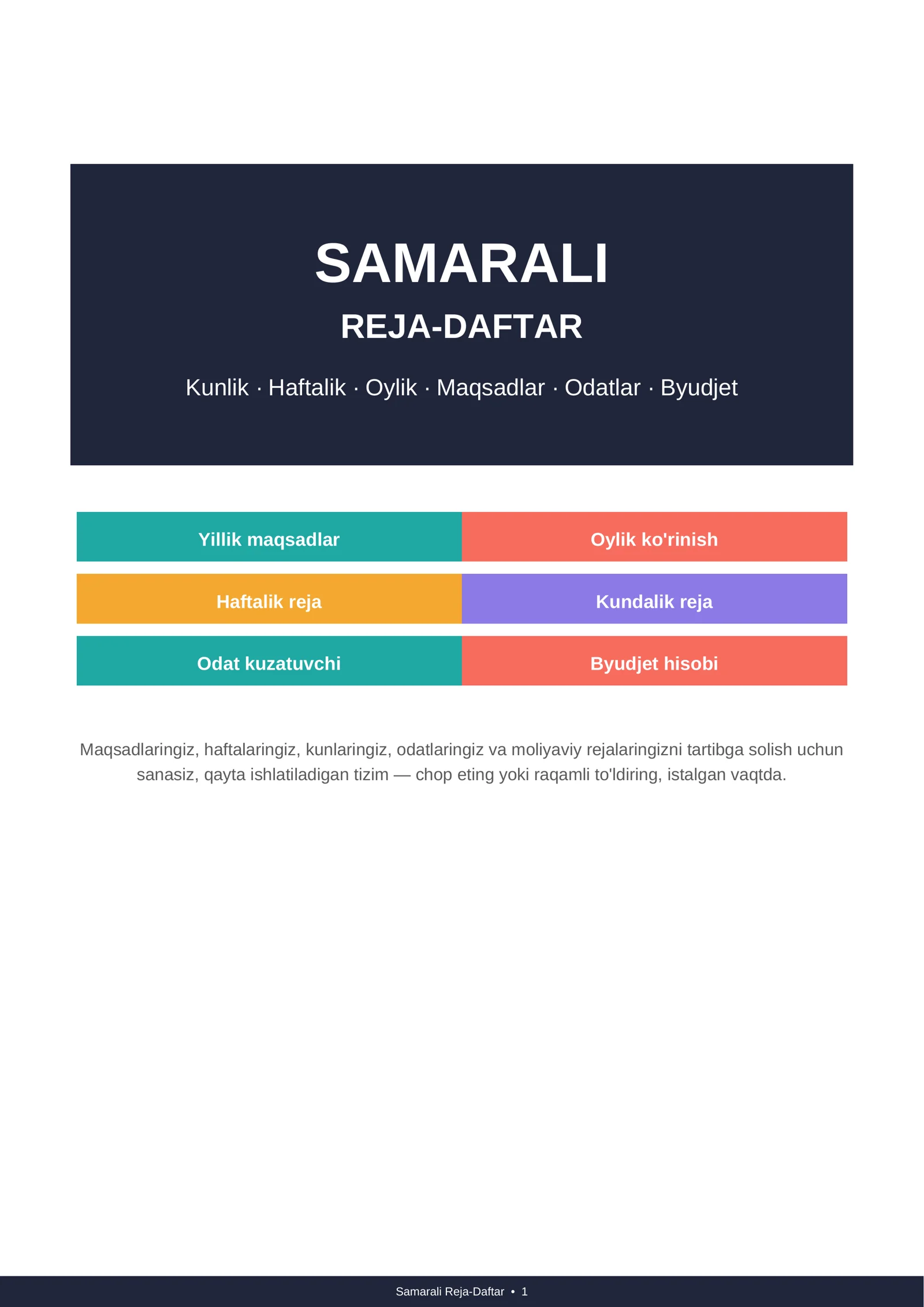 SAMARALI REJA-DAFTAR