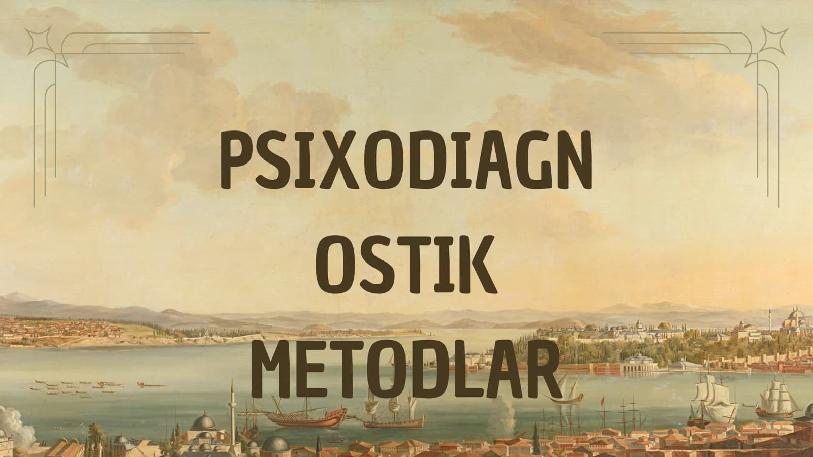 PSIXODIAGNOSTIK METODLAR