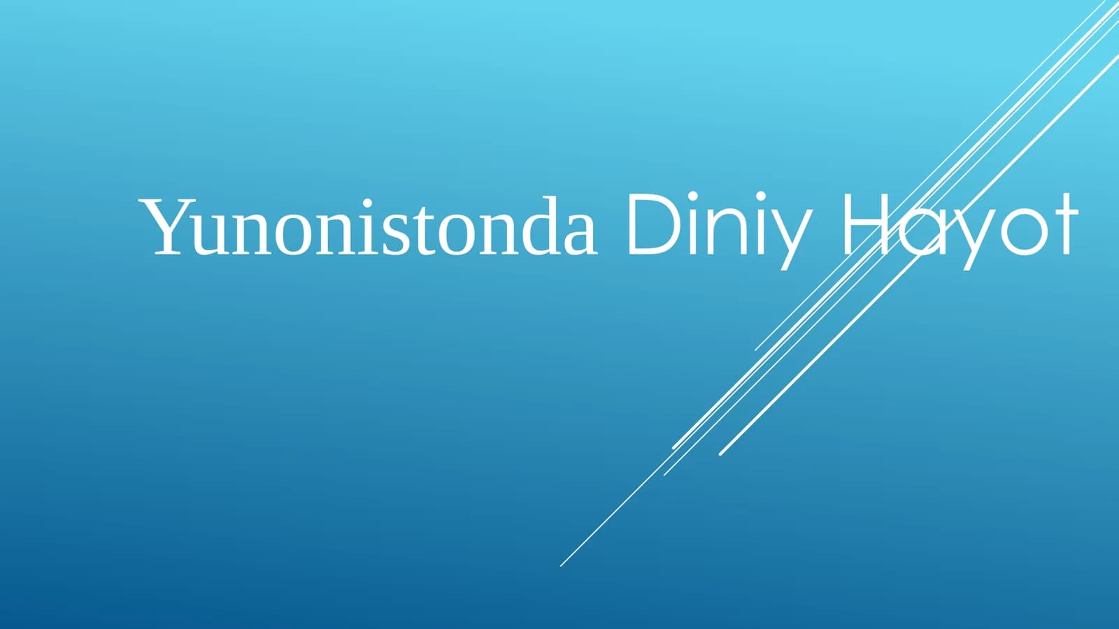 Yunonistonda Diniy Hayot