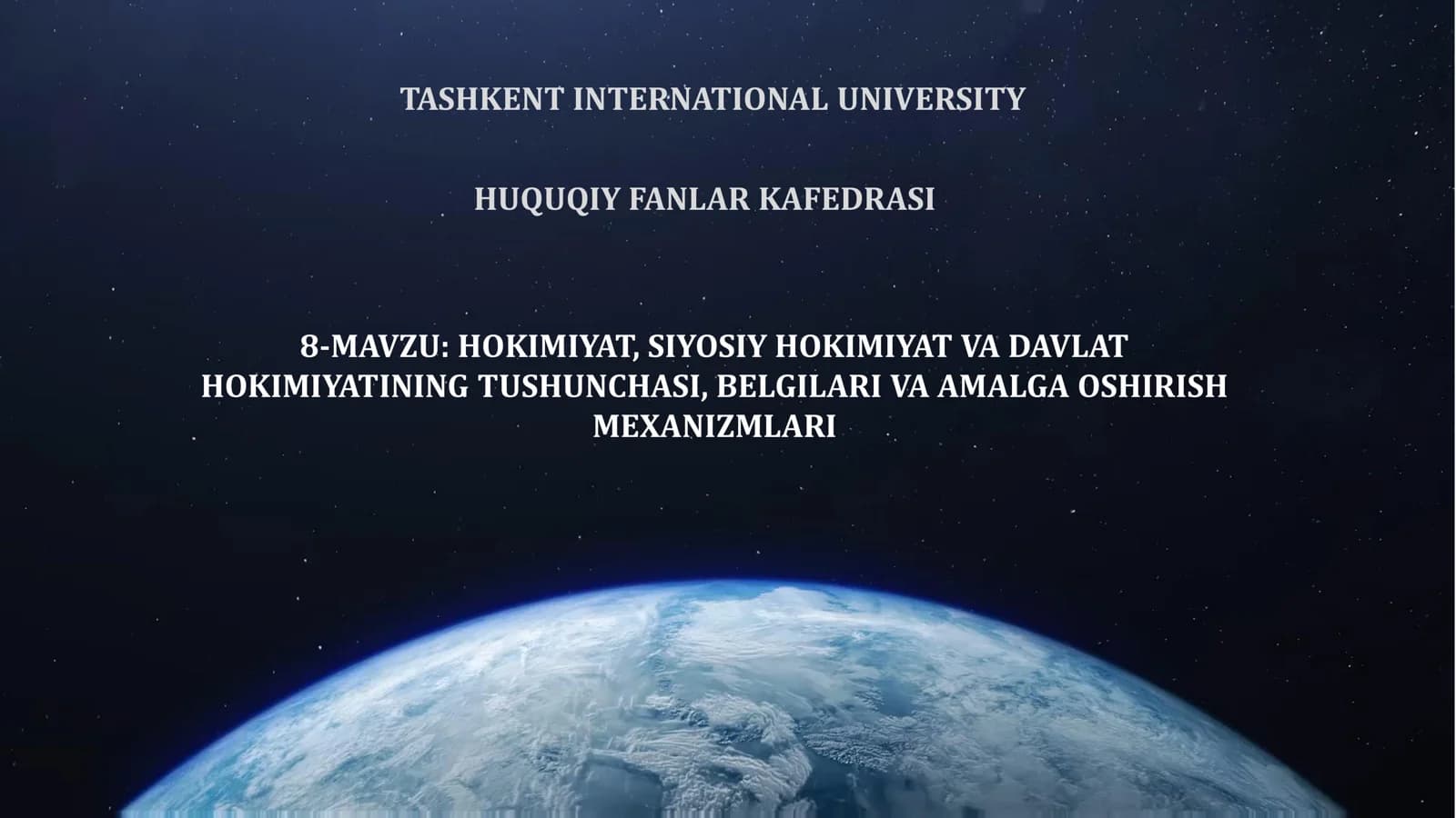 HOKIMIYAT, SIYOSIY HOKIMIYAT VA DAVLAT