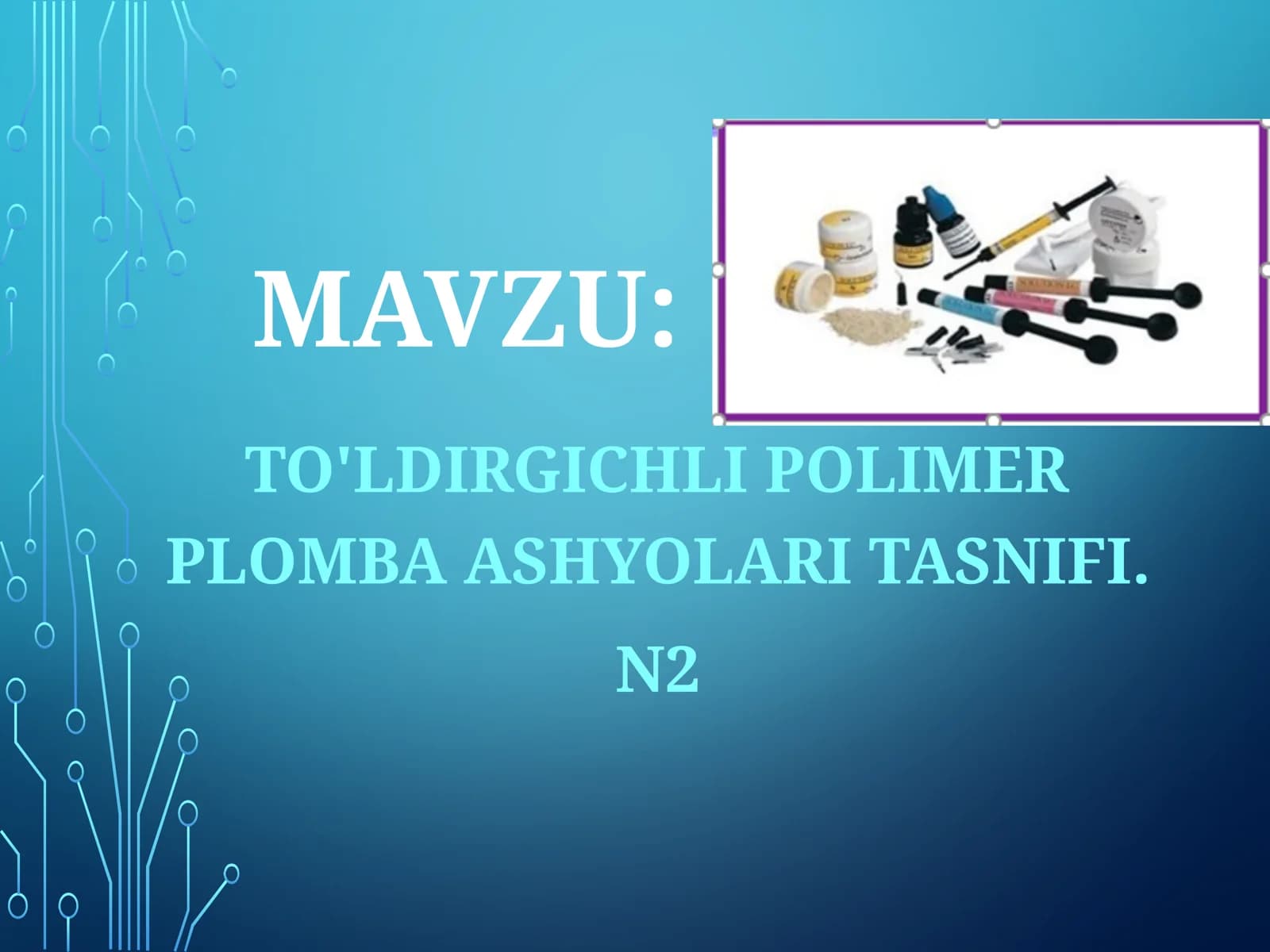 TO'LDIRGICHLI POLIMER