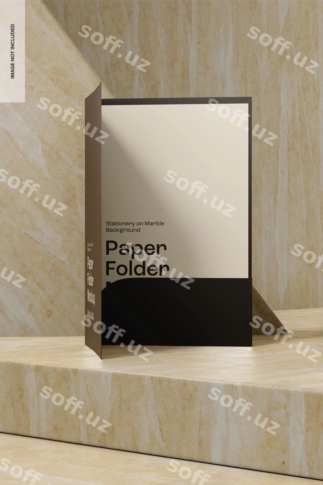Qog'oz papka namunasi | Paper folder mockup