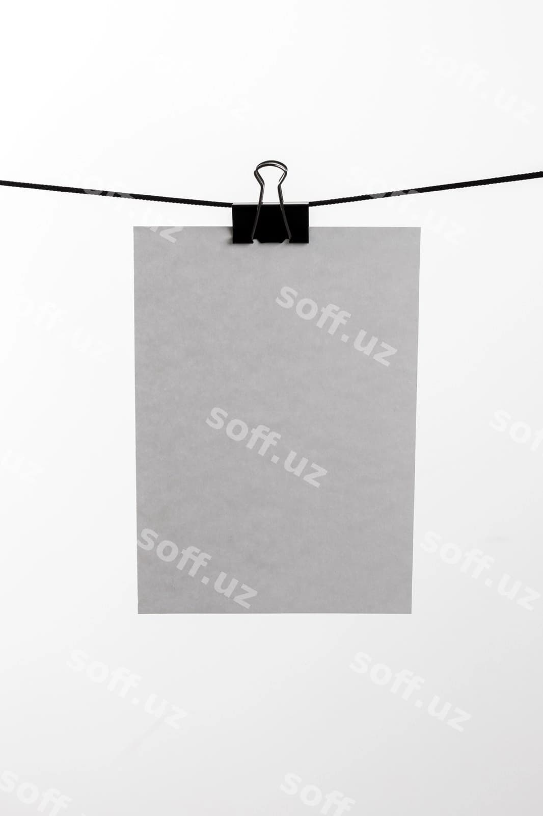 Qog'oz modeli kiyik chiziqlari | Paper mockup clothesline