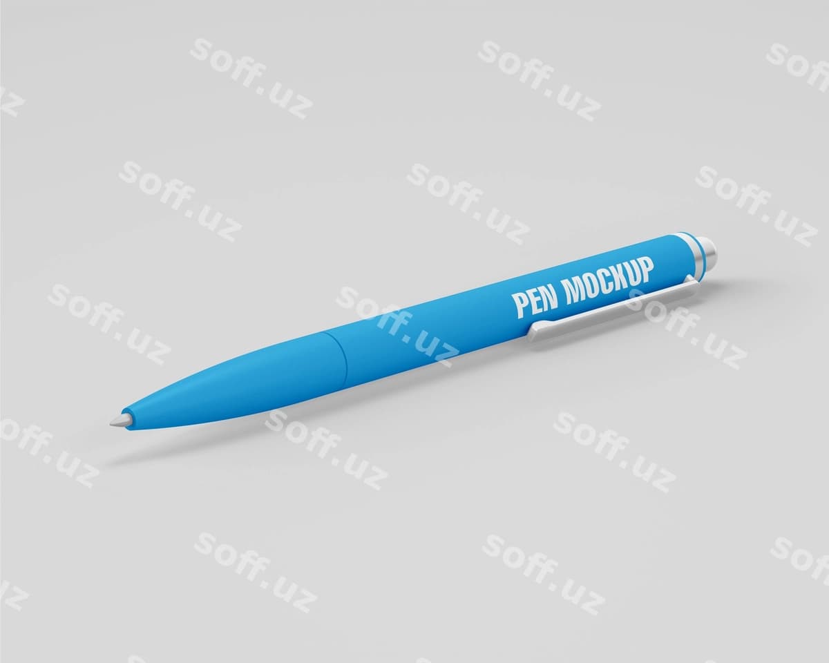 Qalam maketi savdosi | Pen mockup merchandising