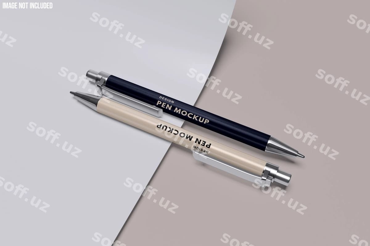 Varnish modeli | Pen mockup