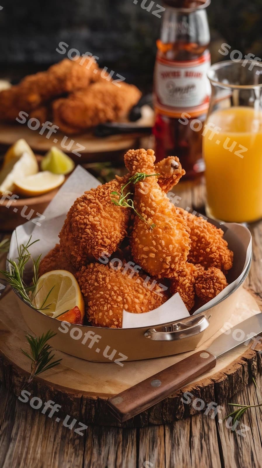 Foto qovurilgan tovuq | Photo fried chicken