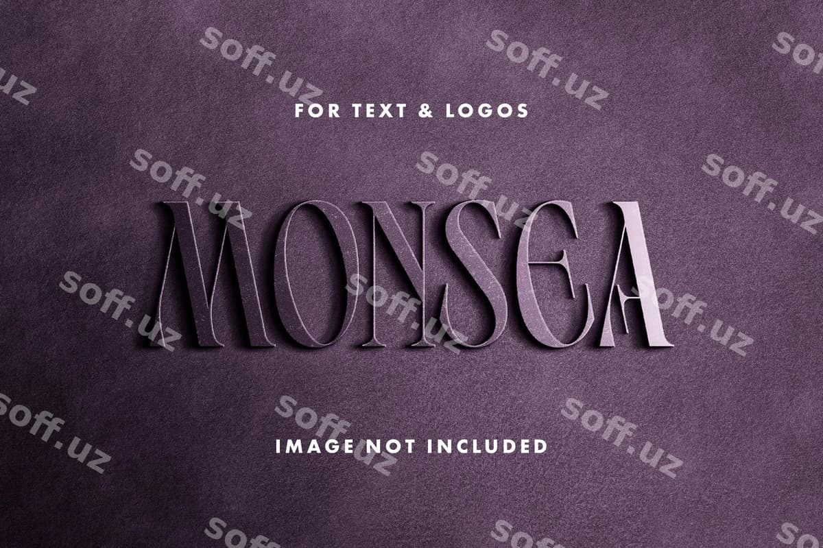 Polishlangan gul rangli metal belgi namunasi | Polished rose metal sign mockup
