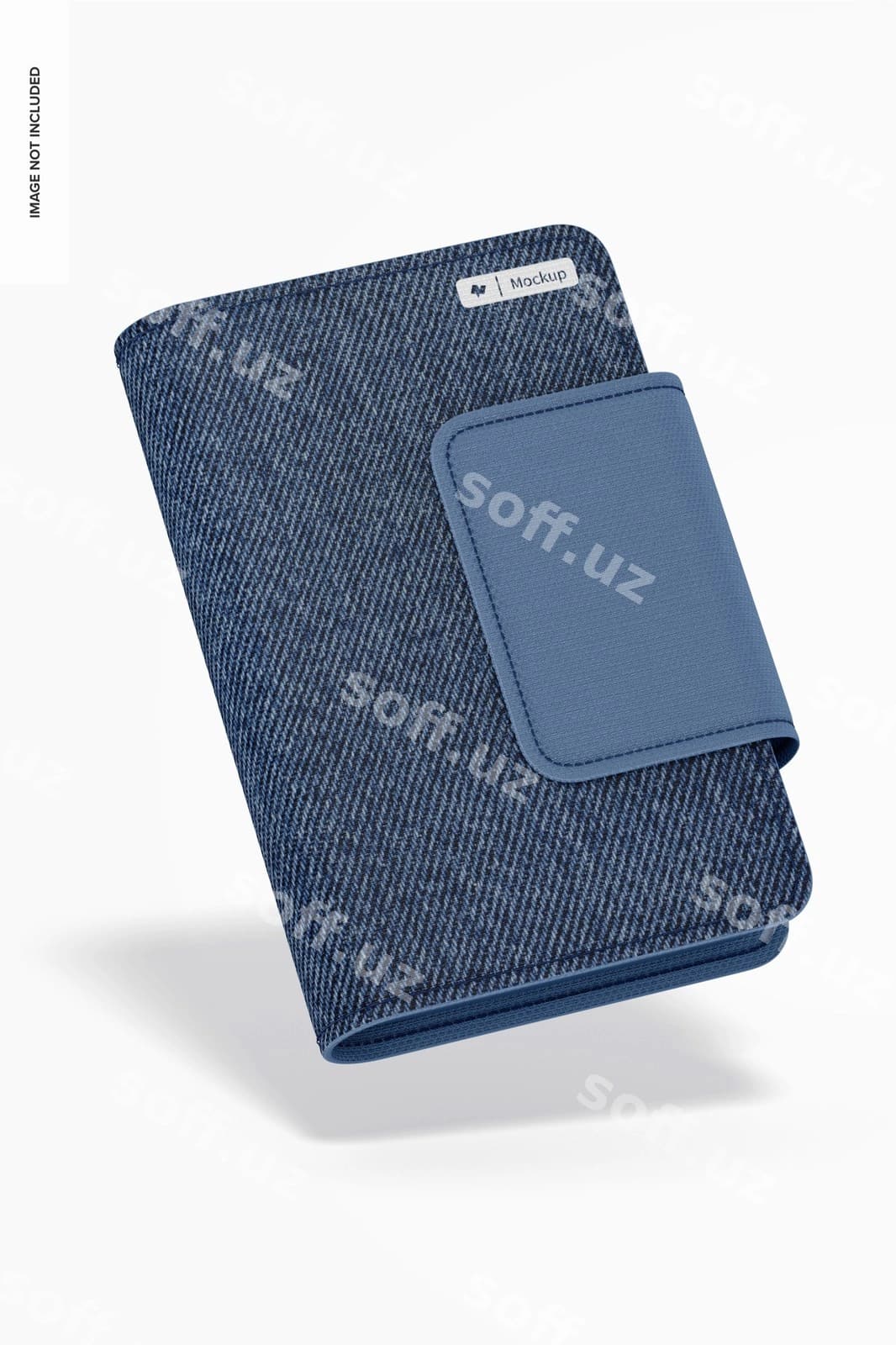 Qopqog'о bilan powerbank namunasi tushayotgan | Powerbank with cover mockup falling