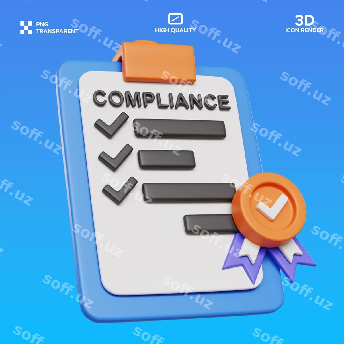 Psd moslashuvchanlik hisoboti 3d ilustratsiyasi | Psd compliance report 3d ilustration