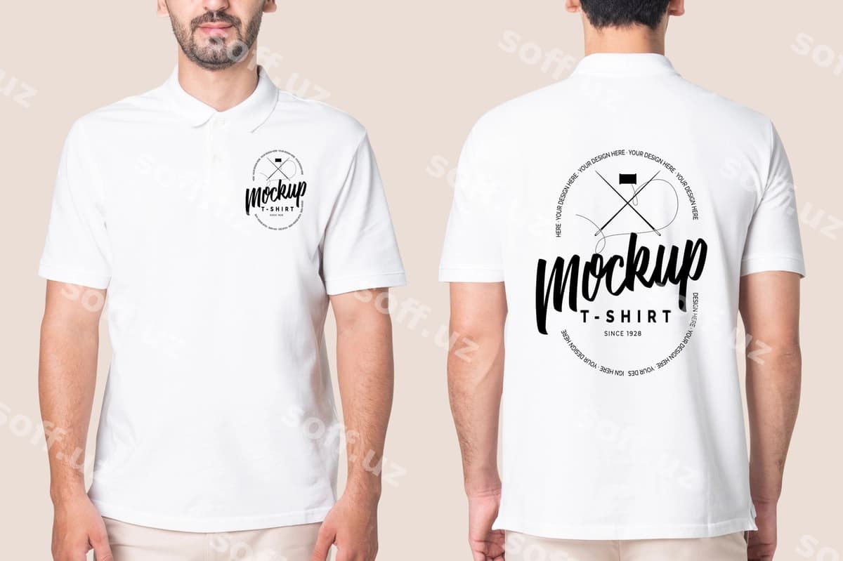 Psd futbolka oldi namuna | Psd tshirt front mockup
