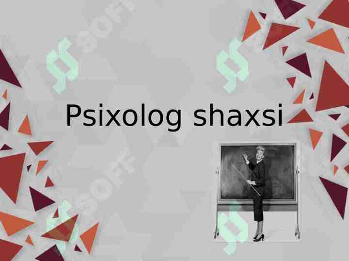 psixolog shaxsi