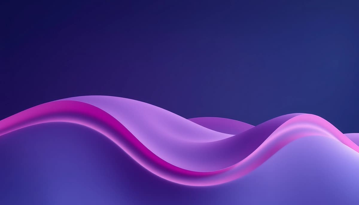 Binafsha pushti mavhum to'lqinli fon | Purple pink abstract wave background