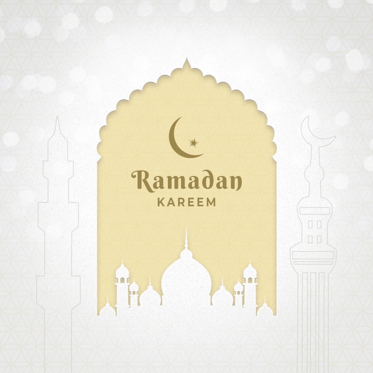 Psd ramazon kareem kvadrat fon hashamatli rang | Psd ramadan kareem square background luxury color