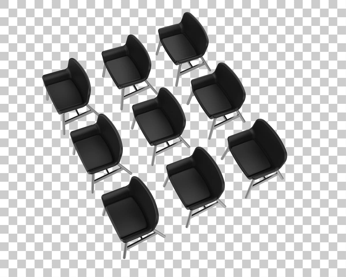 Kreslo izolyatsiyalangan shaffof fon 3D renderlash illyustratsiyasi | Armchair isolated transparent background 3d rendering illustration