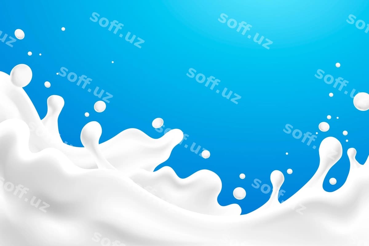 Haqiqiy sut foni | Realistic milk background