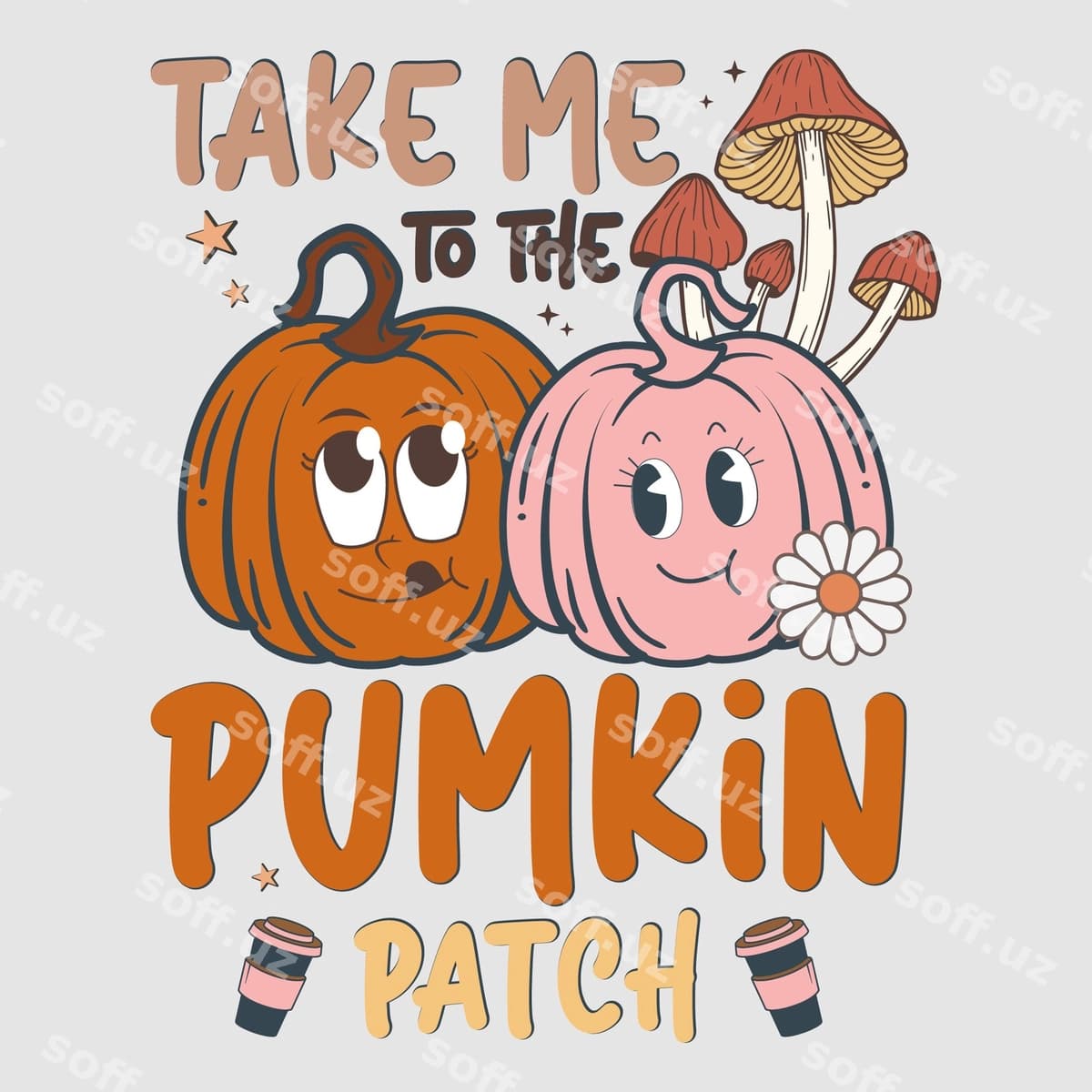 Retro kuzgi sublimatsiya to'plami | Retro fall sublimation bundle