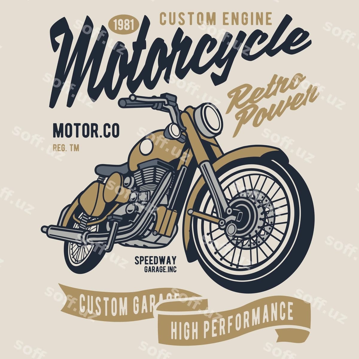 Retro quvvatli mototsikl | Retro power motorcycle