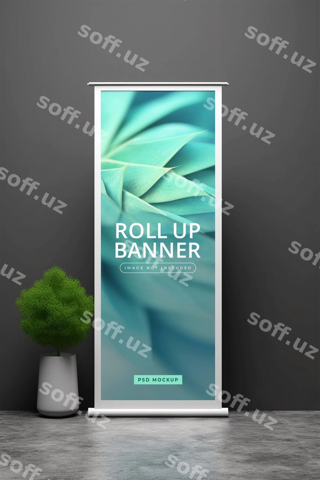 Roll up banner mockup | Roll up banner mockup