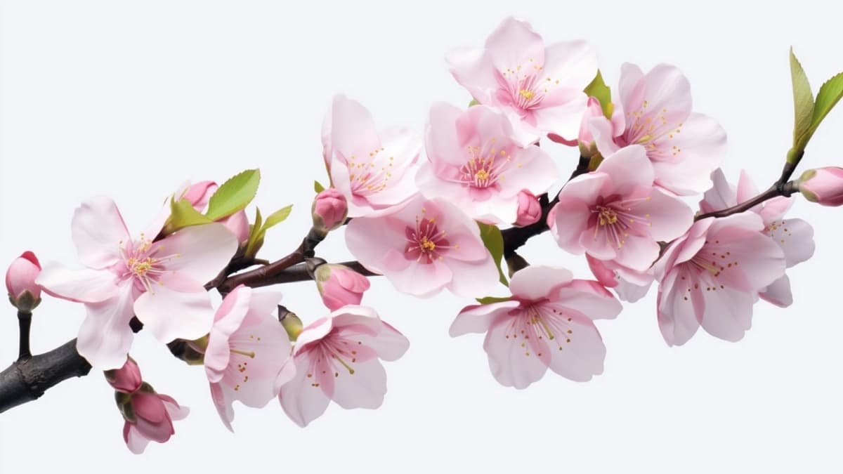Sakura gullari fon yo'q | Sakura flower no background