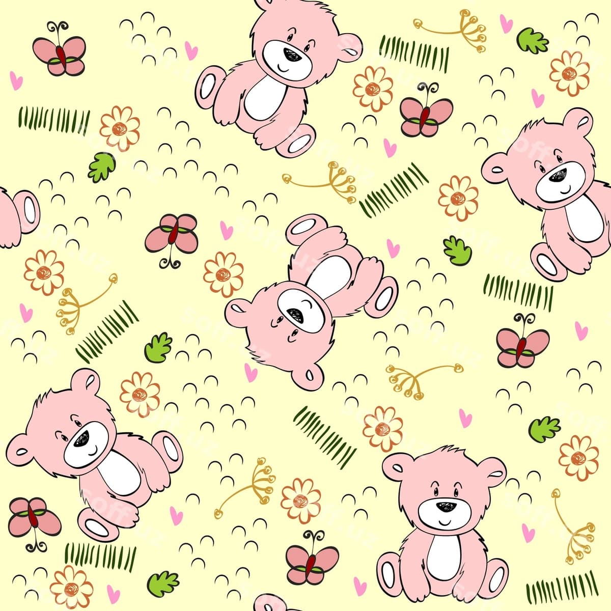Choksiz naqsh | Seamless pattern