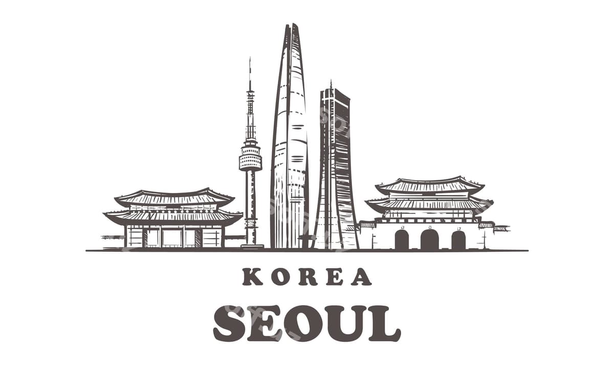 Koreyaning Seul shahar manzarasi | Seoul cityscape korea