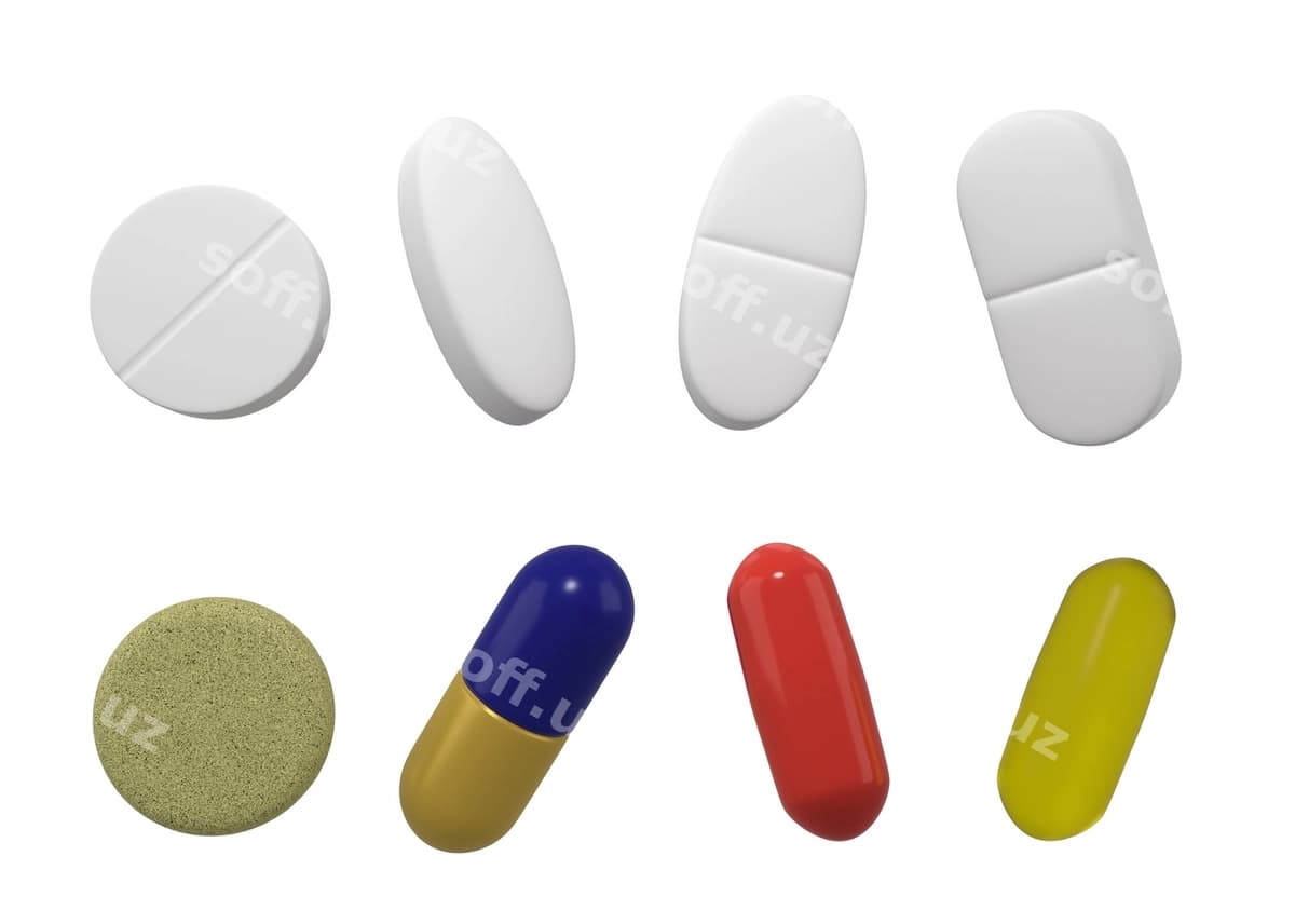 Tabletkalarni oq fonda joylang | Set pills white background