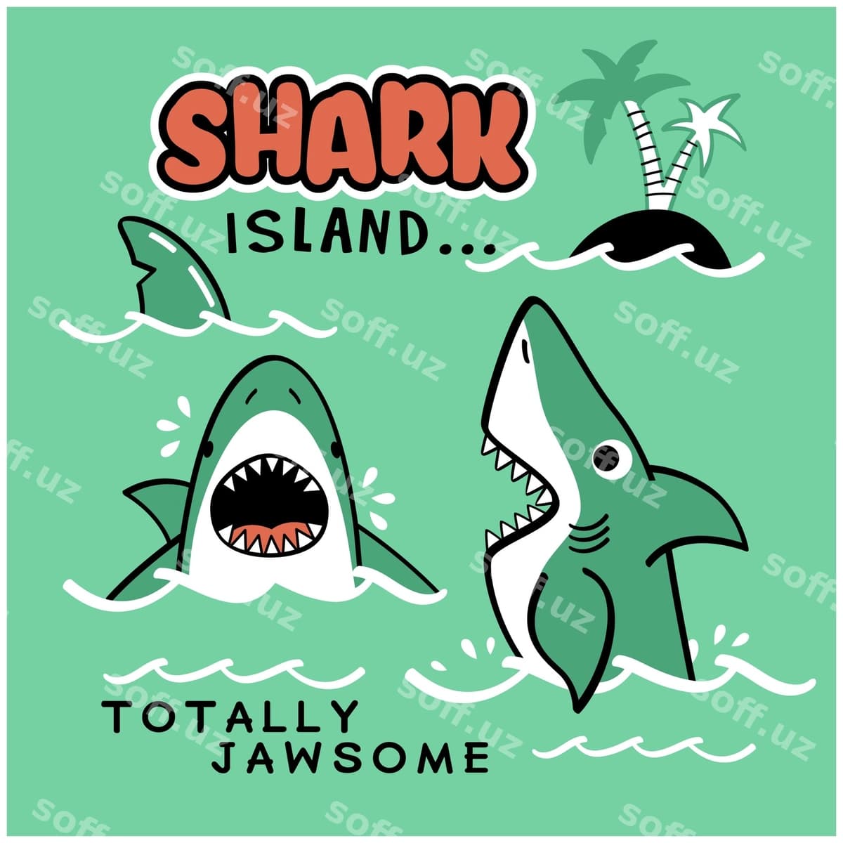 Akula dengizi gulsum hayvon multfilmi | Shark sea funny animal cartoon