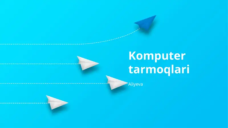 Tarmoq Arxitekturalari
