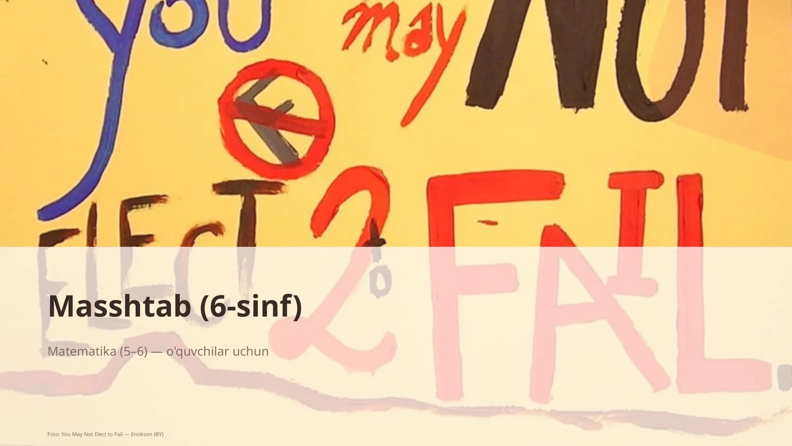 Masshtab (6-sinf)