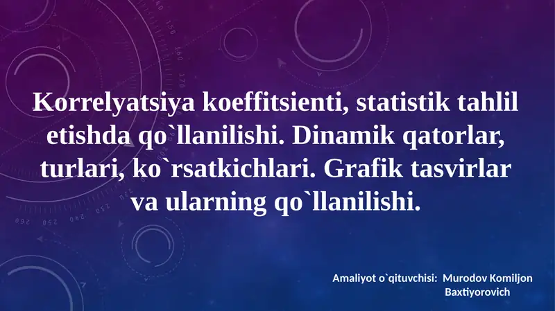 korrelyatsiya koeffitsienti
