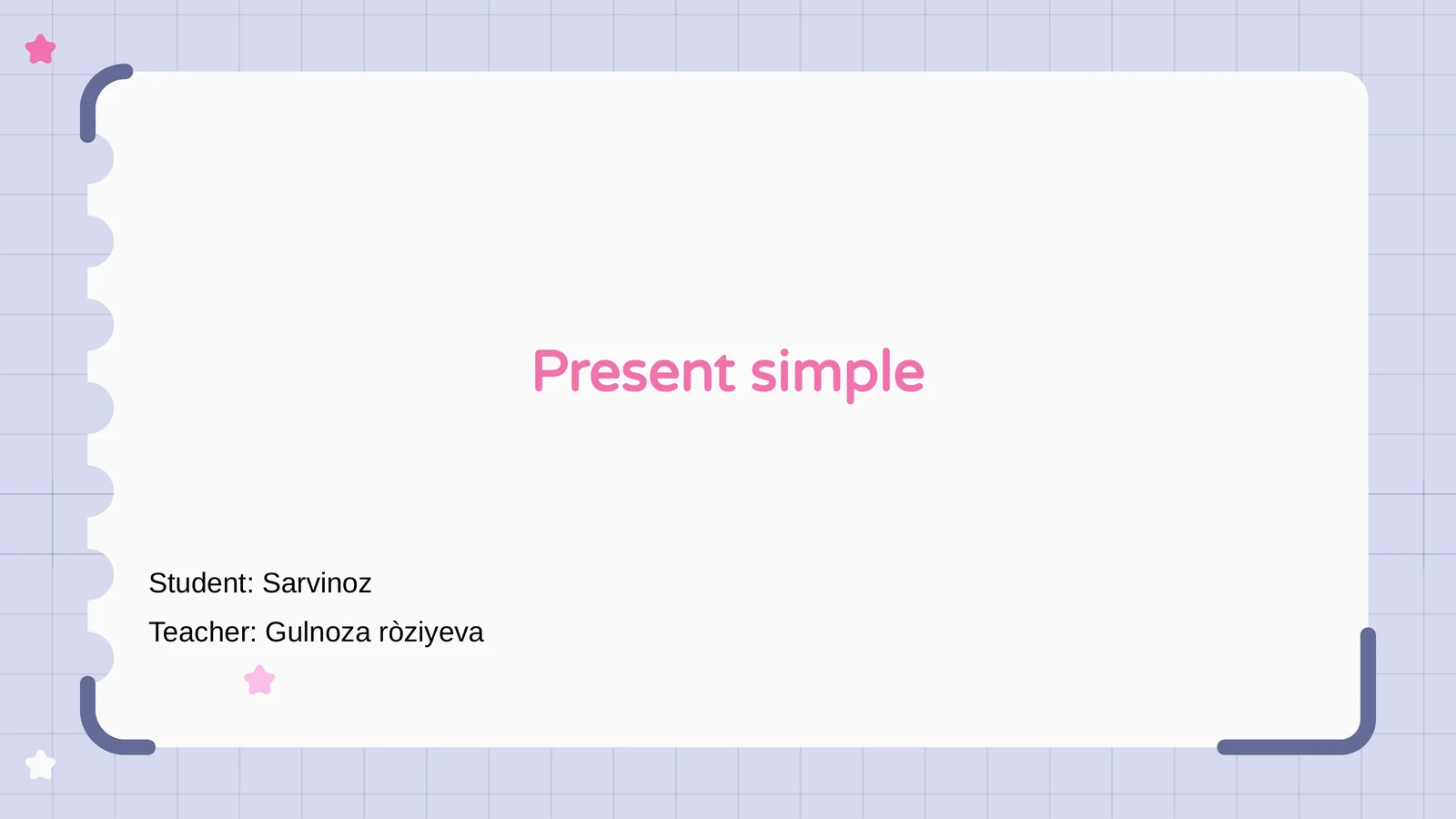 Present Simple