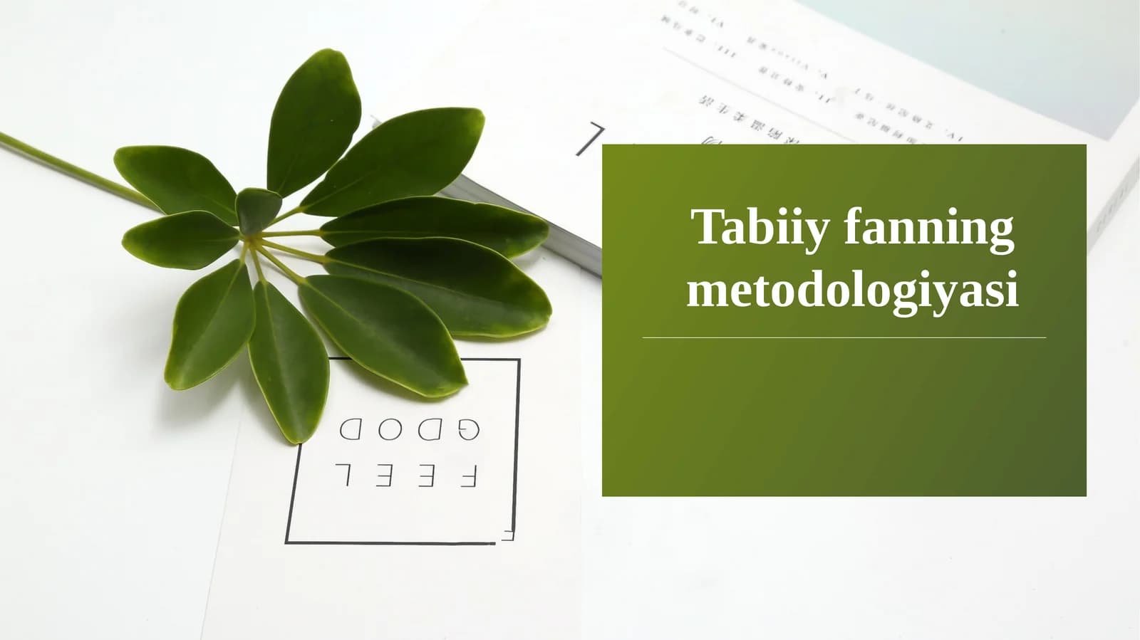 Tabiiy fanning metodologiyasi