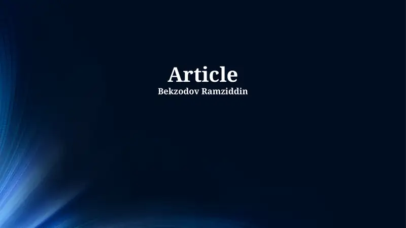 Demystifying Articles: A Grammatical Overview