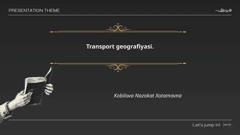 Transport geografiyasi