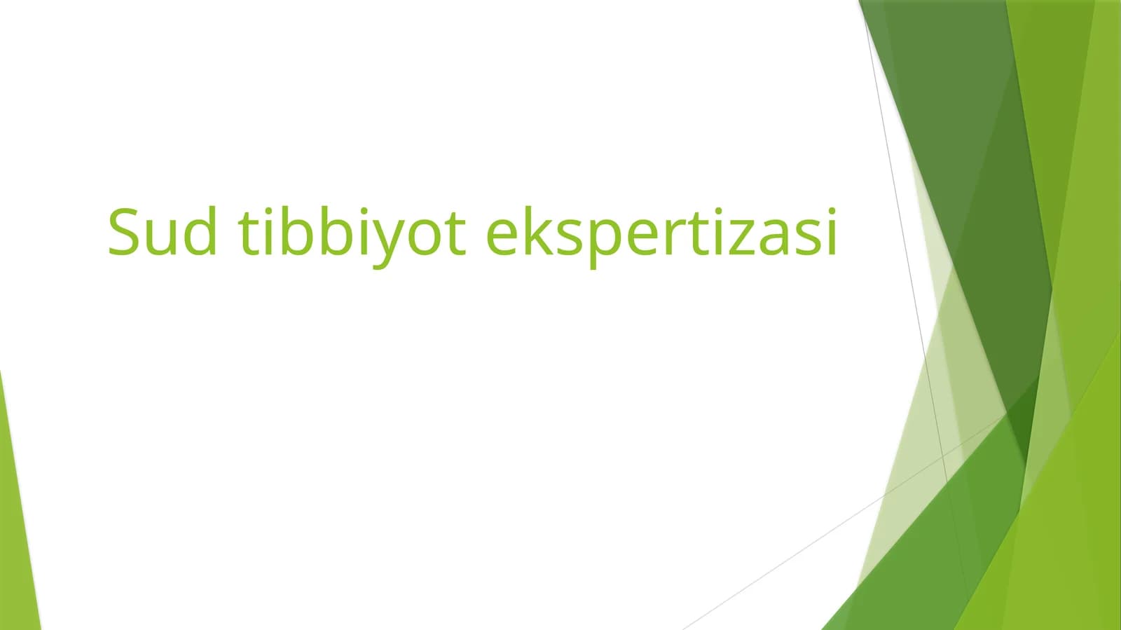 Sud tibbiyot ekspertizasi