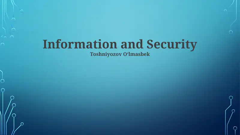 Future Trends in Information Security