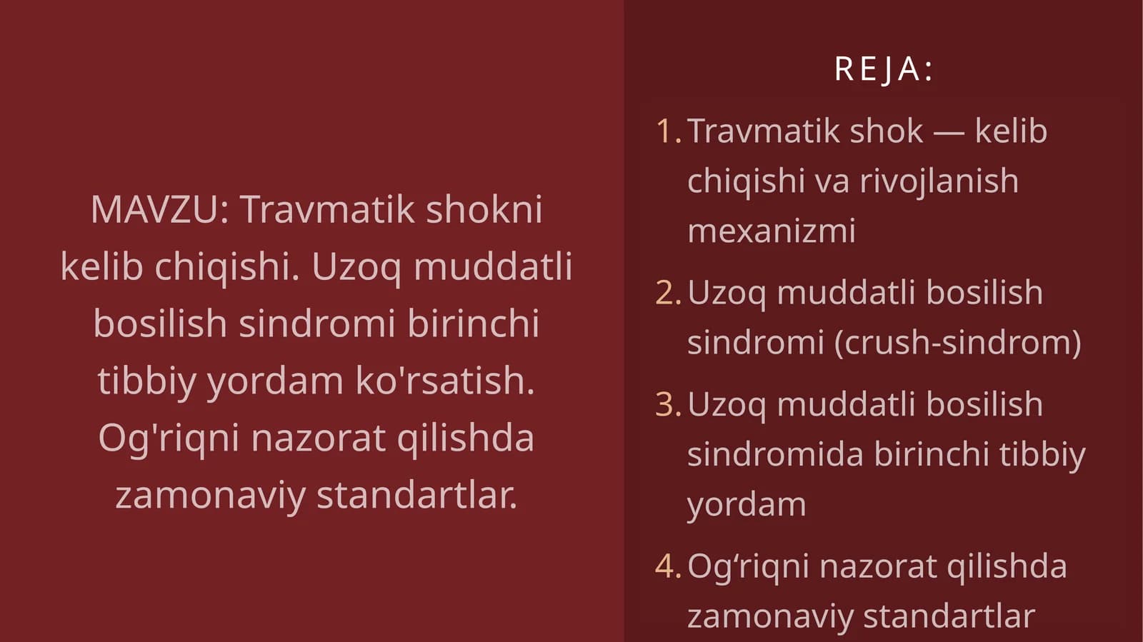 Uzoq muddatli bosilish sindromi