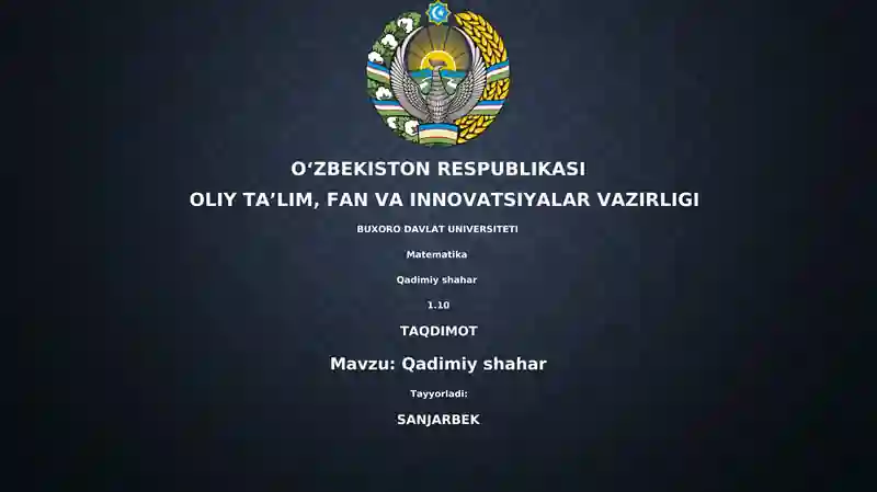 Qadimiy shahar