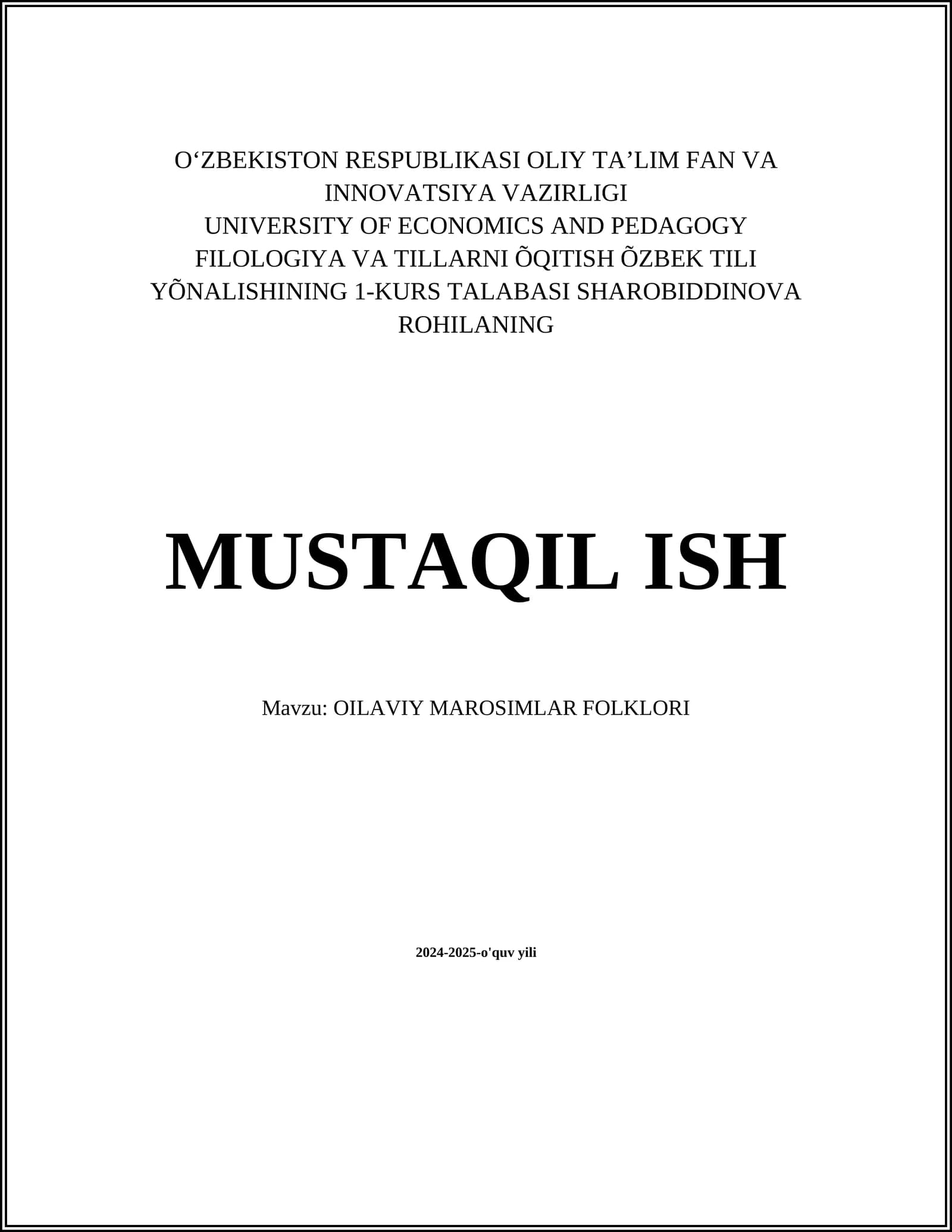 O‘LAMAS EPIK QAHRAMONLAR