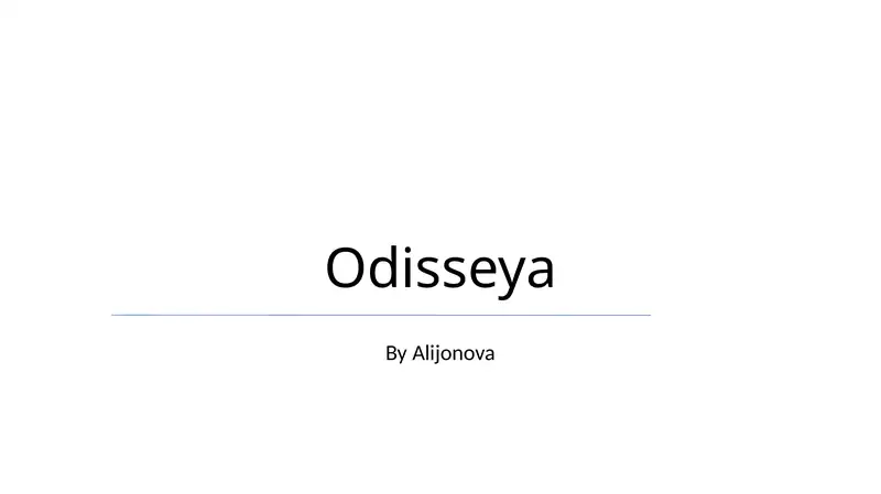 Odisseya