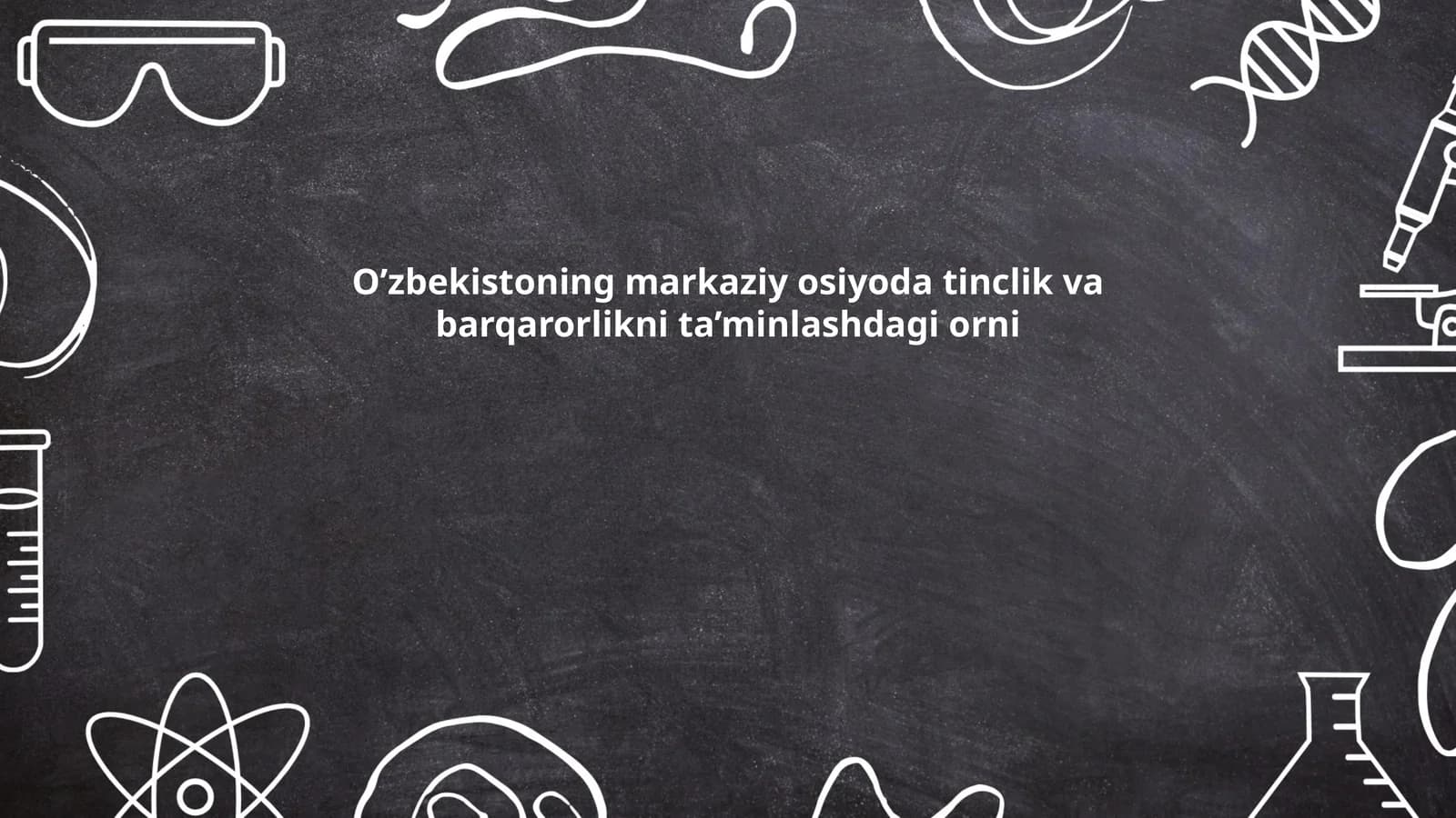 O‘zbekistonning tashqi siyosat strategiyasi