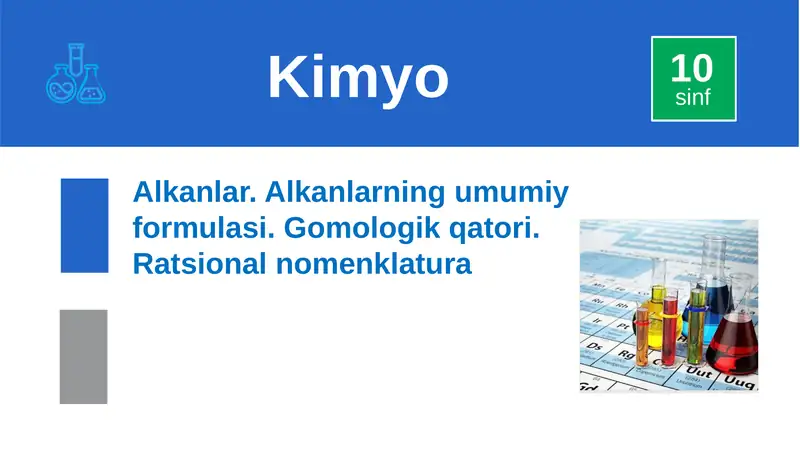 Alkanlar