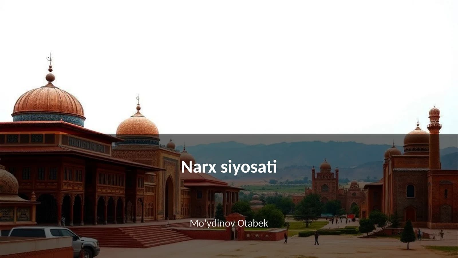Narx siyosati