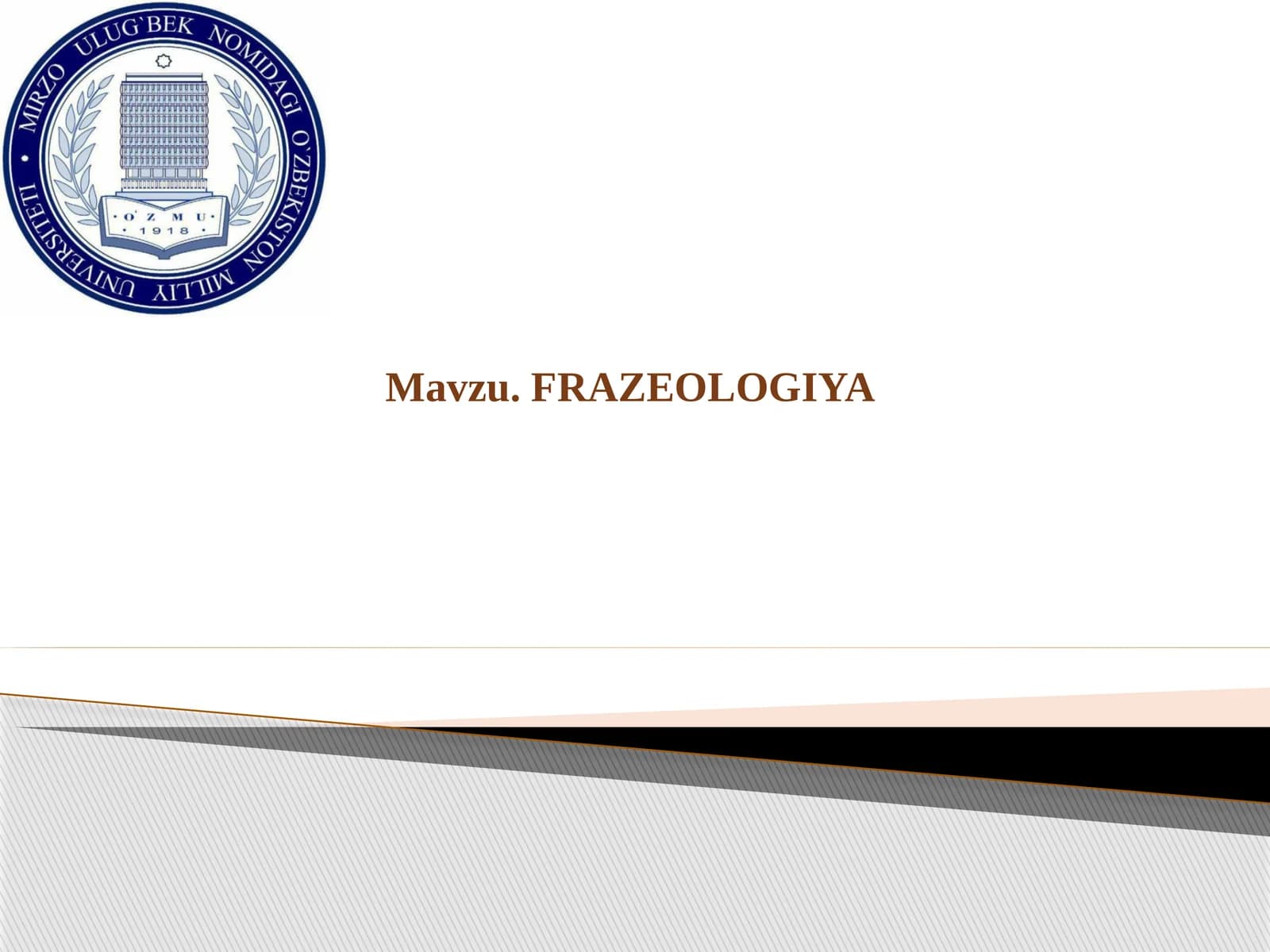 Frazeologiya