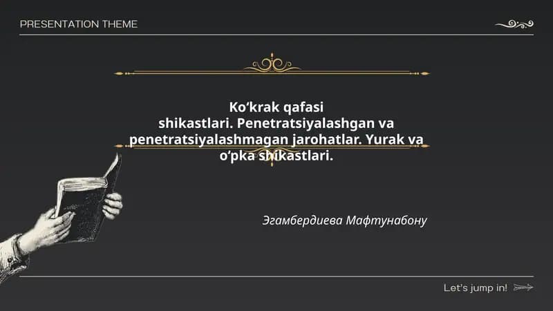 Ko‘krak qafasi shikastlari